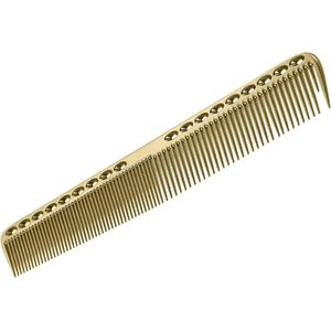 Haarkam – Professionele Luchtvaartaluminium Knipkam, Gouden Metalen Kapperskam