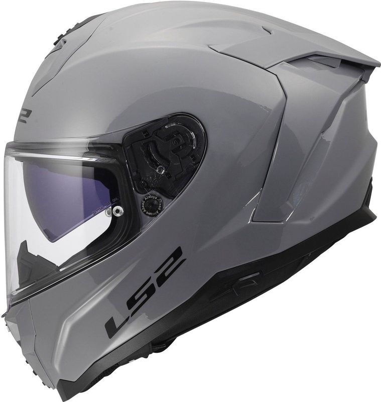LS2 FF817 Challenger II helm solid glans nardo grijs XS