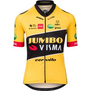 AGU Replica Fietsshirt Team Jumbo-Visma Dames - Geel - XL