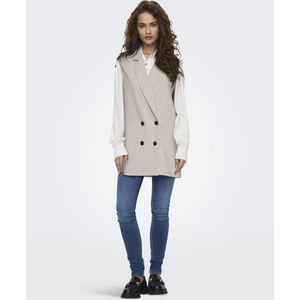 JDY - JDYGEGGO LIFE S/L LONG WAISTCOAT JRS - Dames - Vesten