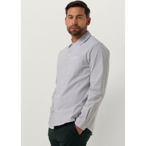 Anerkjendt Akkurt L/s Stripe Shirt - met lange mouwen - Heren Gebroken wit - Maat M