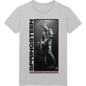 Bruce Springsteen - Wintergarden Photo Heren T-shirt - XL - Grijs