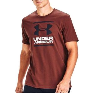 Under Armour GL Foundation Sportshirt - Maat M - Mannen - rood/bruin