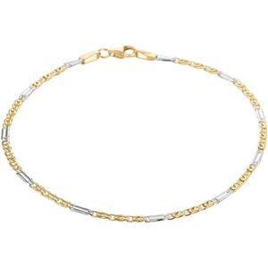 Bicolor Gouden Armband valkenoog 1 4208478 18 cm