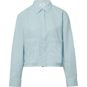 Blouse - Corduroy - Vloeiende Pasvorm - Met Opgestikte Zakken