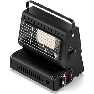 Camping gaskachel 13 KW voor buiten - Draagbare gasverwarming tent - Mobiele verwarming voor kamperen - Kampeergaskachel voor caravan - Mini gaskachel met gaspatronen