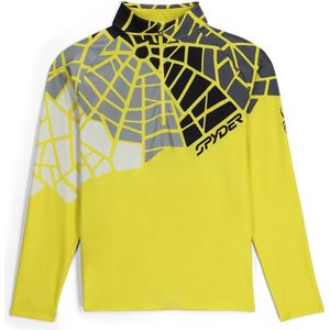 Spyder - Legacy - Sweatshirt - Geel - Met Halve Rits