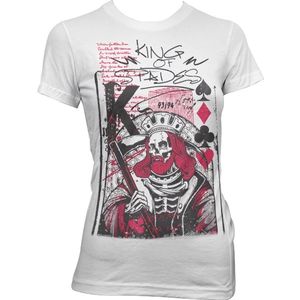 Hybris King Of Spades Girly T-Shirt Damen White-S