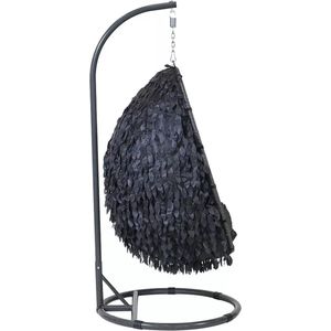 Hoes hangstoel pes l110b80h145 zwart