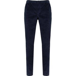 Spasso Ecologische herenbroek in ribfluweel SP743 - Navy Blue - 54 NL (48 FR)