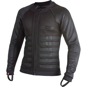 Pando Moto Commando UH Black - Summer Mesh Armored Shirt Unisex L - Maat - Jas