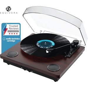 Equivera Platenspeler - Platenspeler met Bluetooth - Platenspeler Bluetooth - Platenspeler