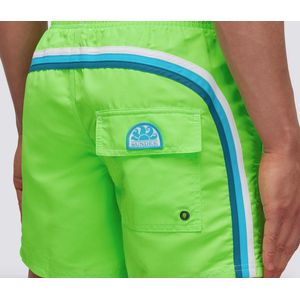 SUNDEK ELASTIC WAIST MID-LENGTH SWIMSHORT Fluo green -S