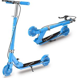 FOXSPORT Kinderstep - Kick Step - voor Jongens en Meisjes - Vanaf 3-12 Jaar - Step - Kinderstepjes - Draagkracht tot 100 kg - Aluminium