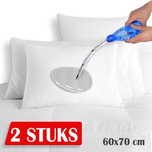 LitaLente - Kussenbeschermer - Waterdicht - Wit - 60x70 - Antibacterieel - Met Rits