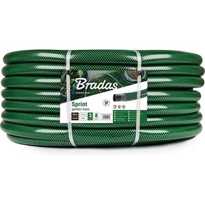 Bradas Tuinslang SPRINT 25M 1"" - 25mm - 1 duims - Drielaags groen