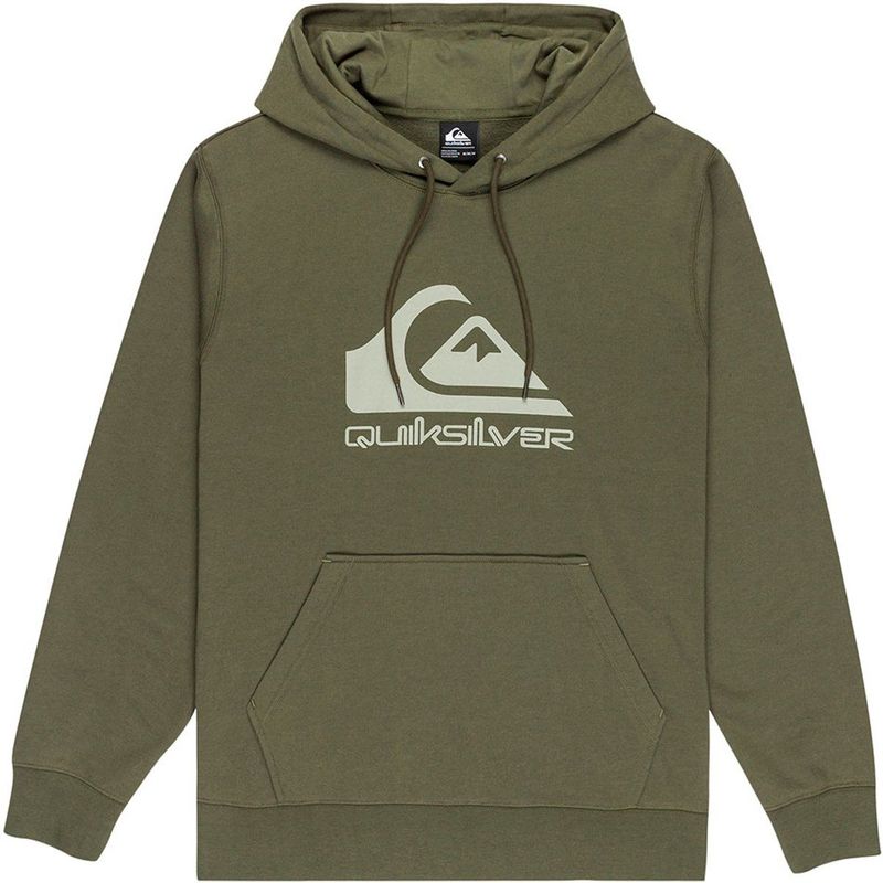 Quiksilver - Comp Logo Hoodie - Olijfgroen - Hoodie