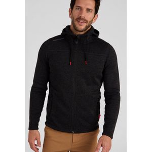 Damart - Fleecejack met capuchon Thermolactyl - Heren - Zwart - (94-101) M