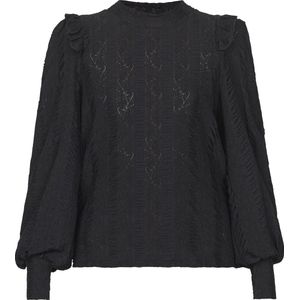 SISTERS POINT Eina-ls3 - Dames Blouse - Black - Maat XS