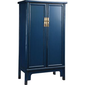 Colours of the Orient Chinese Kast Donkerblauw – Deep Blue – Oosterse Kast – Aziatische Kast