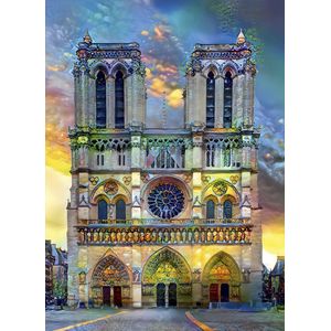 Notre-Dame de Paris Cathedral Puzzel 1000 stukjes