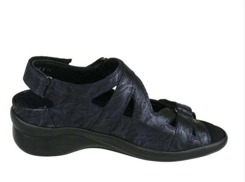 Durea - 7376-219-8 - Sandalen - Zwart - Luchtig - Klittenband