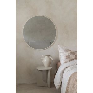 Nordic Style® Wandspiegel 60x60cm | Mat Wit | Scandinavische Spiegels | Cirkel | Wandspiegel | Badkamerspiegel | Gangspiegel