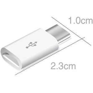 OTRONIC® USB-C male naar Micro-USB female adapter wit
