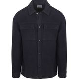 Suitable - Overshirt - Donkerblauw - Wol Blend