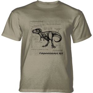 T-shirt T-Rex Fact Sheet Beige KIDS S