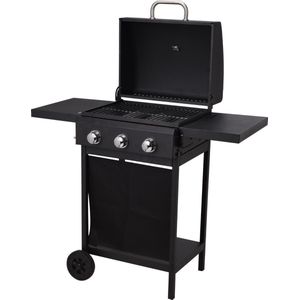 Vaggan Gas-barbecue – Kookhoogte 84 Centimeter – Thermometer – Non-stick – Verrijdbaar