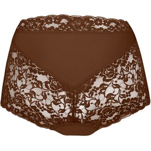 ten Cate Dames High Waist met Kant – Secrets – 3-Pack – Coconut – Maat XL – Naadloos & Comfortabel Ondergoed – Fluweelzachte Afwerking – Voordeelverpakking