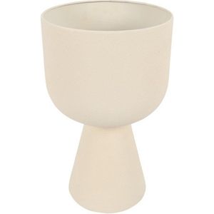 Countryfield - Tibbe S - Bloempot - Crème - Ø21xH35cm - Metaal