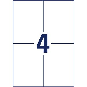 AVERY Zweckform verzendetiketten, 105 x 148 mm, wit