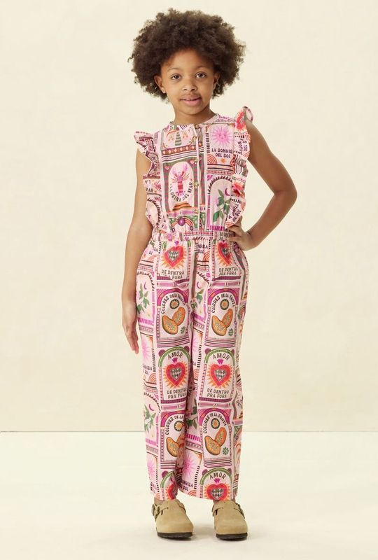Sissy-Boy - Lichtroze jumpsuit met print
