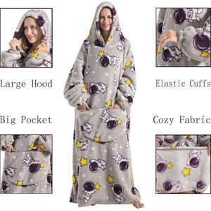 Deken hoodie voor dames en heren - Oversized, warm en comfortabel