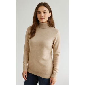 SUNMOOL Gebreide trui - Coltrui - Warme trui - Ivoor - Maat : S