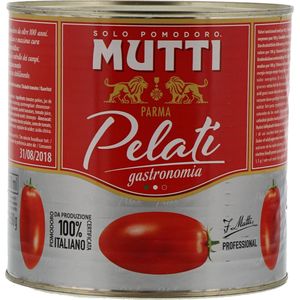 Mutti Tomaten gepeld gastro - Blik 2,5 kilo