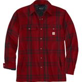 Carhartt - Flannel Sherpa-Lined Shirt Jac - Shirtjack - Groen - Katoen