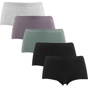 Bjorn Borg 5-pack dames boxershort - Dark Melange - XL .
