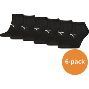Puma - Sport Sneakersokken Light - Zwart - 6-pack