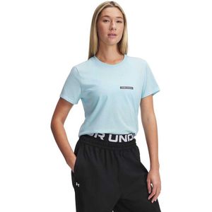 Under Armour - Rival Outline - T-shirt - Blauw - Korte Mouwen