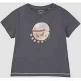 s.Oliver - T-Shirt - A-lijn - Katoen - Korte Mouwen