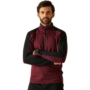 Regatta Hepley Fleece Met Halve Rits Rood M Man