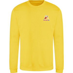 Crew sweater Buurman & Buurman Geel 9-11