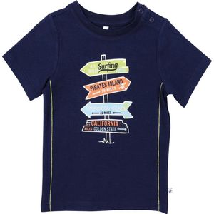 Ducky Beau t-shirt maat 68 navy