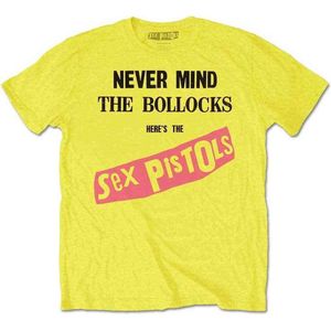 Sex Pistols - NMTB Original Album Heren T-shirt - XL - Geel