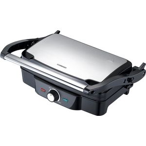 Melissa 16240108 - Panini maker 1600W, roestvrij staal/zwart