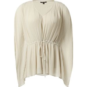 comma - Blouse - Mouwloos - Geplooid - V-halslijn