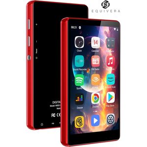 Equivera MP3 Speler Bluetooth - MP3 Speler - MP3 Speler met Bluetooth - MP3 Speler Bluetooth met FM Radio